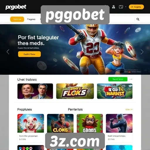 Novas funcionalidades do site pggobet